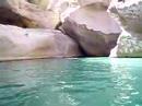 Sv�mning i Wadi Shab