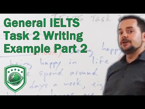 General IELTS Task 2 writing example to get a high score PART 2