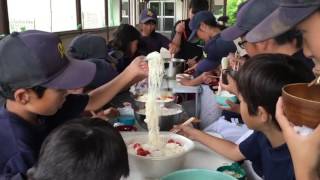 お昼にそうめん！