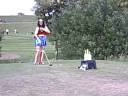 Adam Kowalski Wonder Woman Teeing off Adam Kowalski Wonder Woman Teeing off