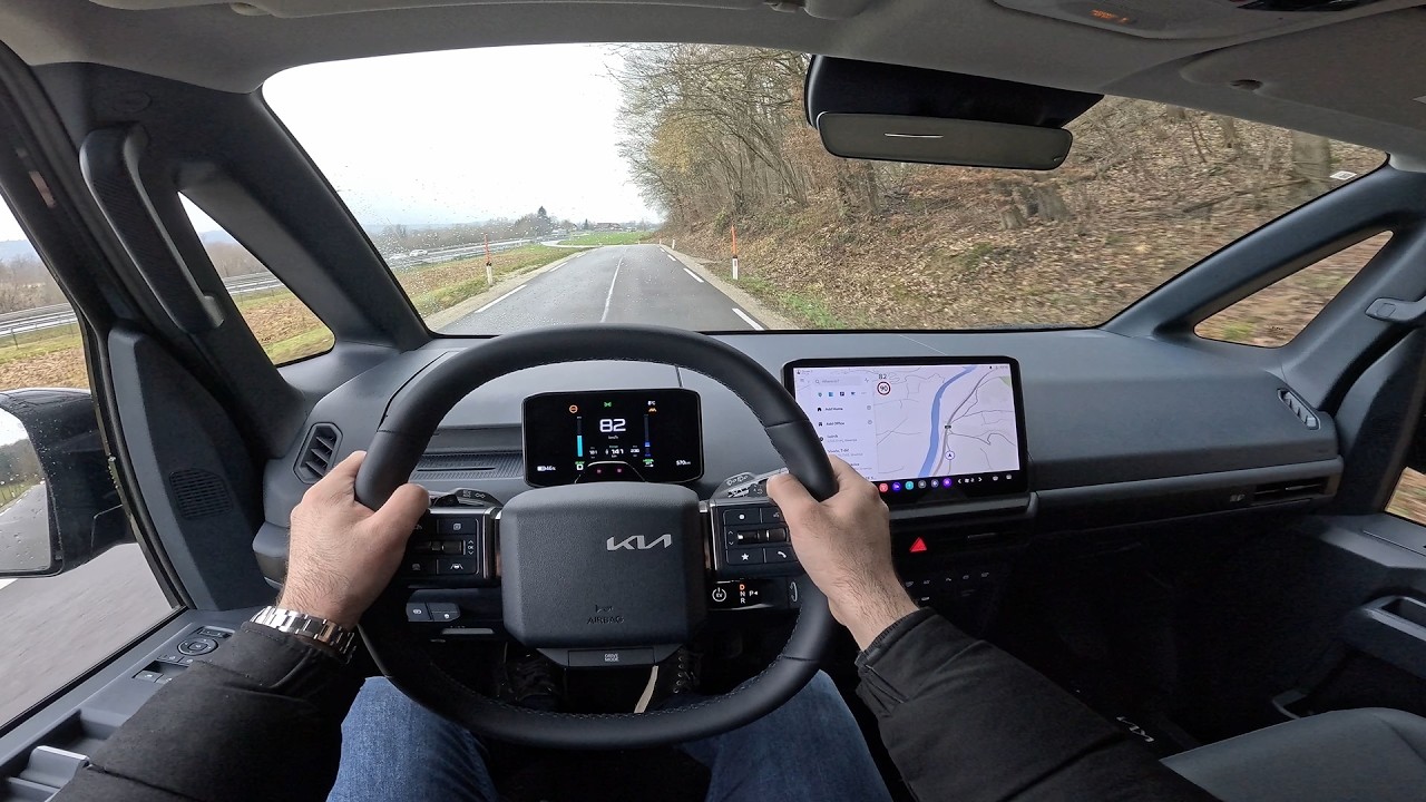 New KIA PV5 2026 - POV test drive (COUNTRY roads & HIGHWAY)