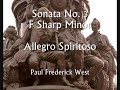 Sonata #3 in F-Sharp Minor (Allegro Spiritoso) - Paul West