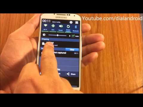 how to snap screen on samsung galaxy y