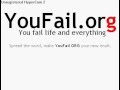 You fail