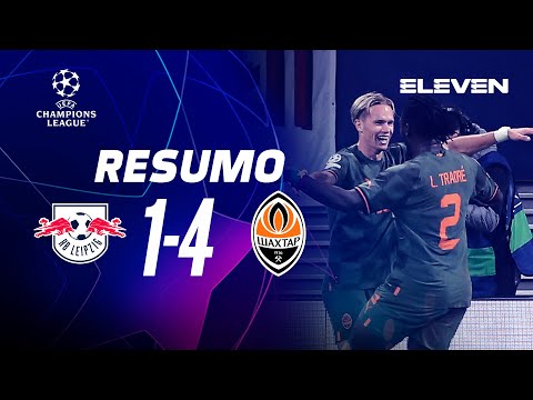 CHAMPIONS LEAGUE | Resumo do jogo: Leipzig 1-4 Sha...