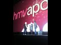 Jimmy Page on stage prior to the London premier of 