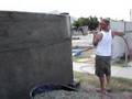 Spraying Papercrete
