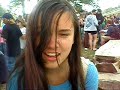 the emo carmen did the unthinkable while waiting in line for dinner at doulos; she sang girls just wanna have fun