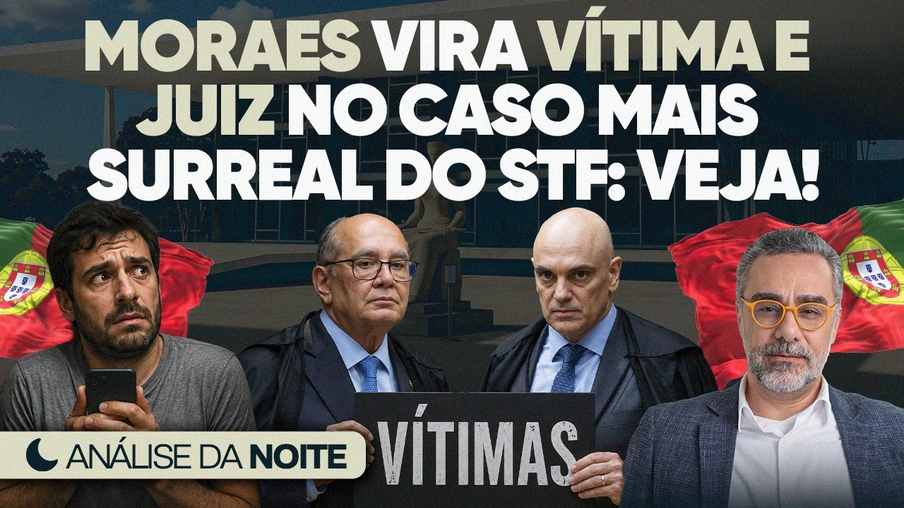 🚨 Moraes Vira Juiz e Vítima Mais uma Vez em Caso Absurdo de Gilmar!