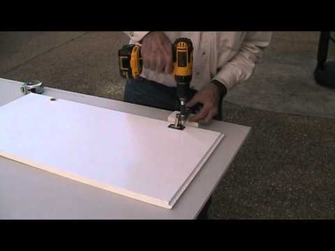how to fit hidden hinges