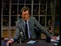 David Letterman talks about getting Adidas Shoes.