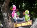 MAKING PUPPETS AT FOER IN BANOS ECUADOR