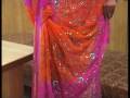 Orange Pure Net Lehenga Choli with Dupatta