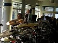 Kai Hahto and Jaska Raatikainen dual drumming Kai Hahto and Jaska Raatikainen dual drumming
