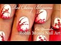 Cherry Blossom Nails on White