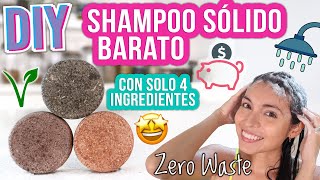 4 - Shampoo sólido, con solo 4 ingredientes