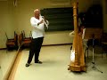 Alex Klein and Rita Costanzi rehearsing Pasculli