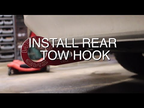 how to fit jdm tow hook