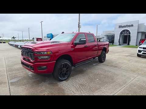 New 2027 Molten Red Pearl-Coat Paint RAM BLACK EXPRESS 4X4 CREW CAB 6
