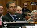 This hearing took place on 2/11/09, featuring eight major Wall Street bank CEOs as witnesses. Rep. Alan Grayson asked Citigroup CEO Vikram Pandit about the terms of the government assistance his firm received, and read comments from several angry constituents.
