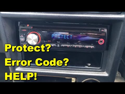 how to unprotect kenwood cd player