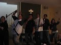 hank, winston, wise and dickie having fun on jana's 14th birthday...just goes to show...boys wanna have fun too..back up dancers are clare, luzette and beverly