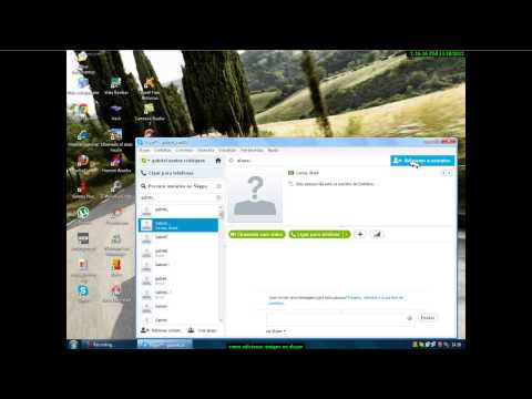 adicionar - OBRIGADO PELAS 1000 visualiçoes muito obrigado Esse video ensina como adicionar amigos no skype Leia a descriçao: ...