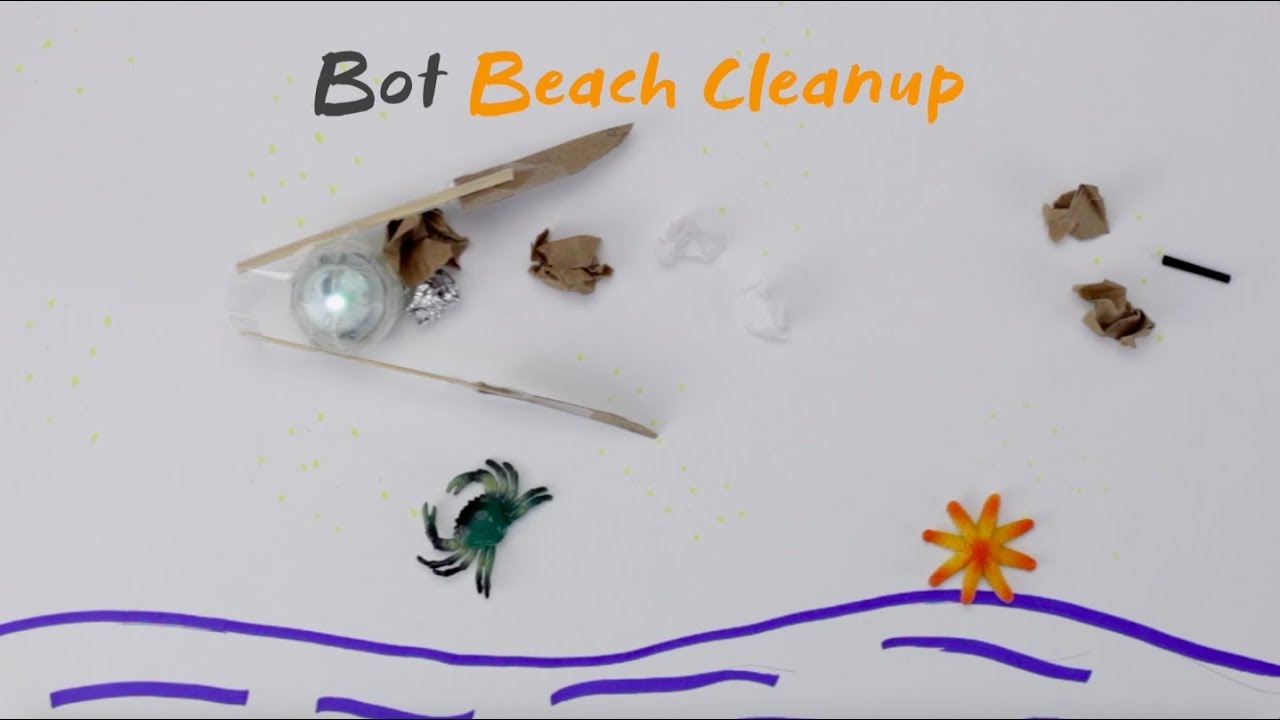 Ozobot Earth Day Challenge | Bot Beach Cleanup