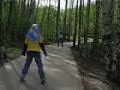 roller blading with fir and wenli