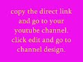 Gumdrop Guide: How to get a Youtube background picture