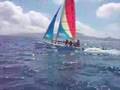 sailing from St John  USVI to Jost Van Dyke, British Virgin Islands BVI