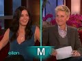 the full interview of courteney on ellen, 2010.