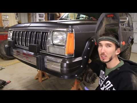 how to remove xj front bumper