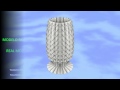 ORIGAMI VASE BOX-PLEATING  / ORIGAMI FLORERO CAJA PLEGADA