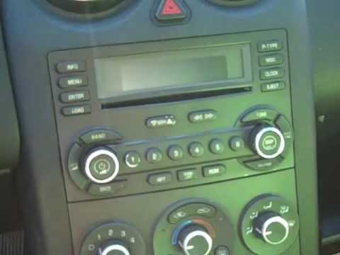 Pontiac G6 Stereo Repair and Removal 2005 2009