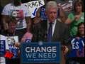 Bill Clinton Holds First Rallies for Obama