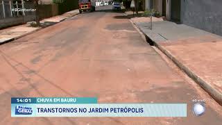 Chuva em Bauru: Transtornos no Jardim Petrópolis