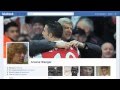 Arsene Wenger is in a relationship with RVP on Fakebook!