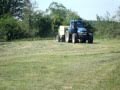 Baling with new holland tm 120