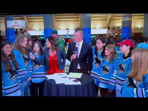 First Interview with 16AAA Jr. Sharks Girls on Sharks Pre-Game Live