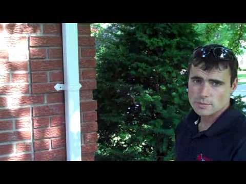 how to fasten gutters and downspouts