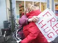 Free hugs Wageningen, the netherlands