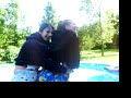 fatasses fallin into the pool