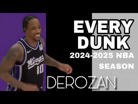 Every DeMar DeRozan Dunk From The 2024-2025 NBA Season.
