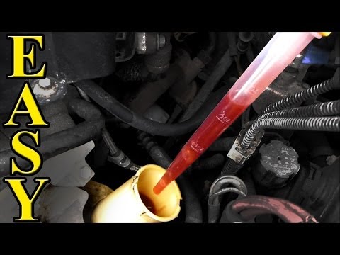 how to drain just a little oil