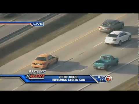 *WSVN Breaking News* Police Chase In Broward County 4/2/2013