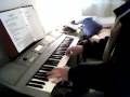 Yamaha YPT-310 keyboard, Dynex webcam tests while playing my jazzy song, \"Superboy is Crying\"
