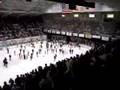 Weiner Dog Races at Hockey Game