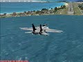 TNCM F14 landing