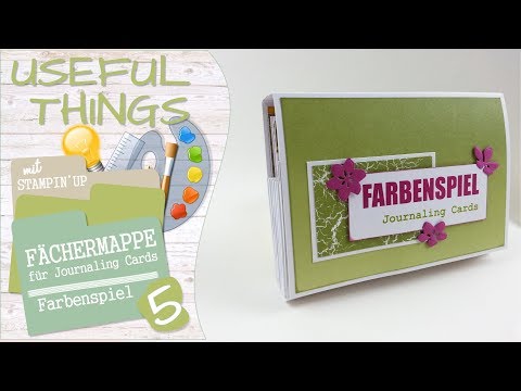 Fächermappe Farbenspiel mit Stampin' Up | Useful Things #05